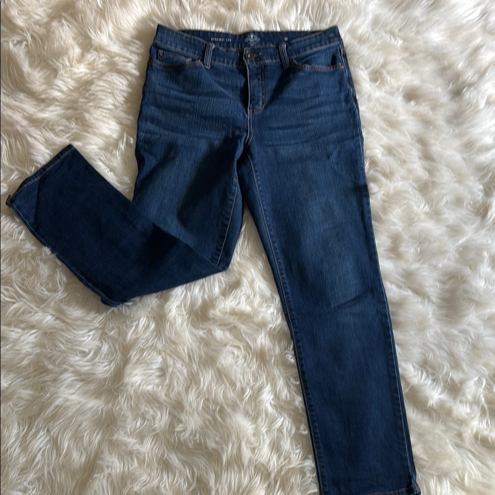 St. John's Bay Dark Blue Straight Leg Jeans
